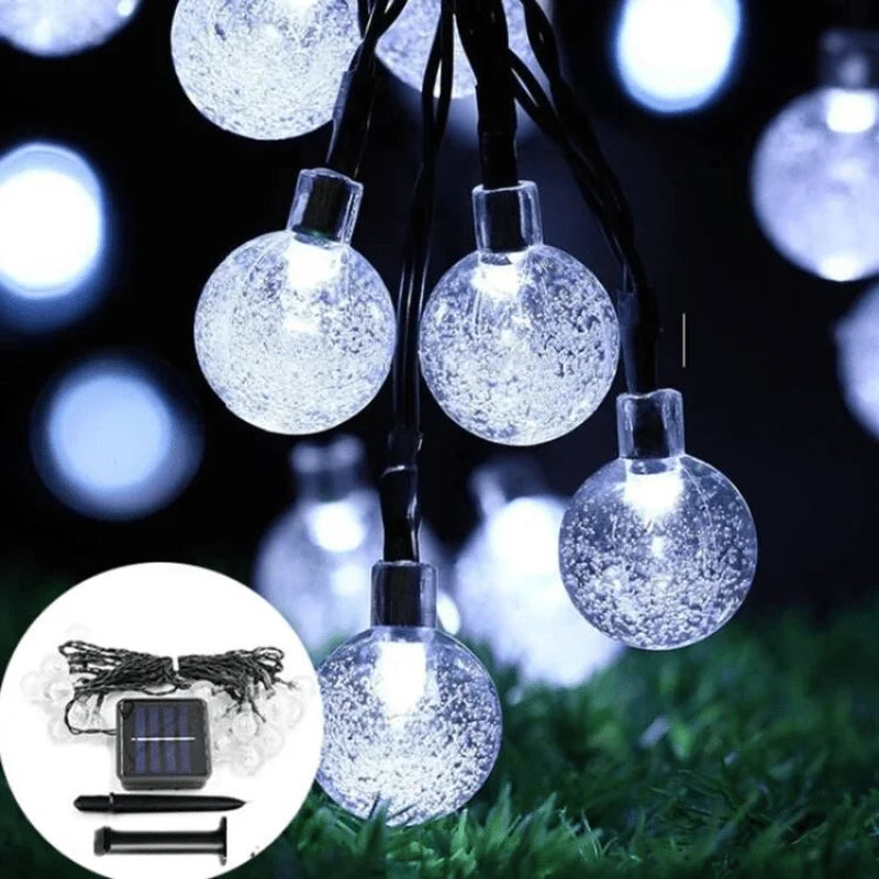 1PC LED Solar String Light Fairy Lights 5m 20LED IP65 Waterproof Outdoor Garden Decorations Halloween Wedding Christmas Lamp