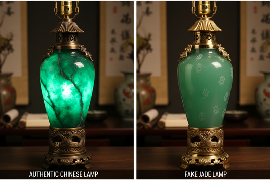Chinese Jade Lamps: Real or Fake? How to Tell