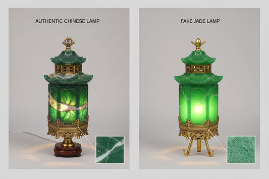 Chinese Jade Lamps: Real or Fake? How to Tell