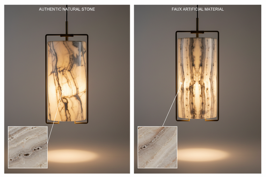 Chinese Lighting with Natural Stone: Real or Fake? How to Tell