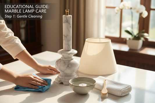 How to Clean Real Marble Lamps from China: Complete Care Guide