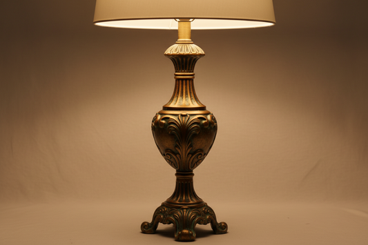 The Antique Brass Finish Lamp: The Art of Controlled Patination