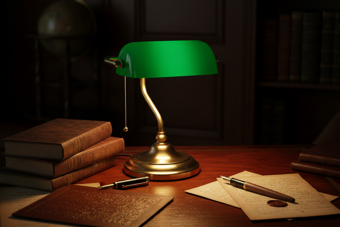 The Antique Style Banker Lamp: Green Glass and the Tradition of Task Lighting