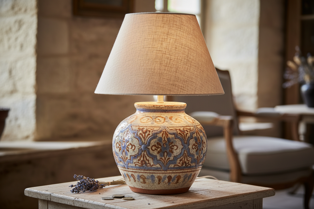 The French Country Ceramic Lamp: Regional Pottery in Provincial Lighting