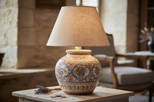 The French Country Ceramic Lamp: Regional Pottery in Provincial Lighting