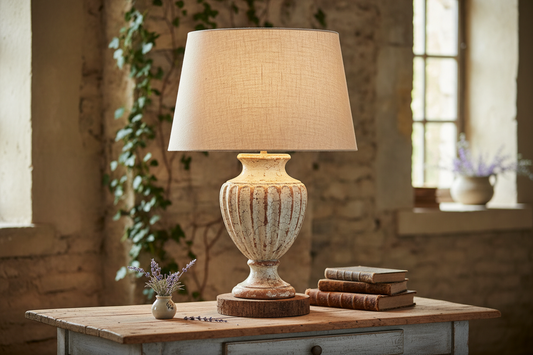 The French Country Urn Lamp: Classical Form in Provincial Materials