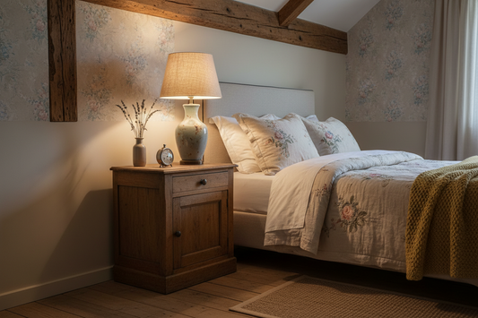 The French Farmhouse Bedside Lamp: Rural Authenticity for the Bedroom Retreat