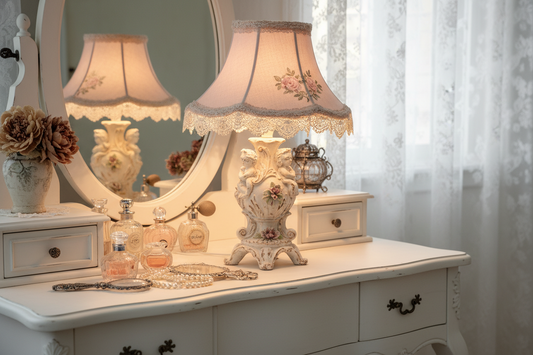 The Shabby Chic Dresser Lamp: Romance for the Vanity