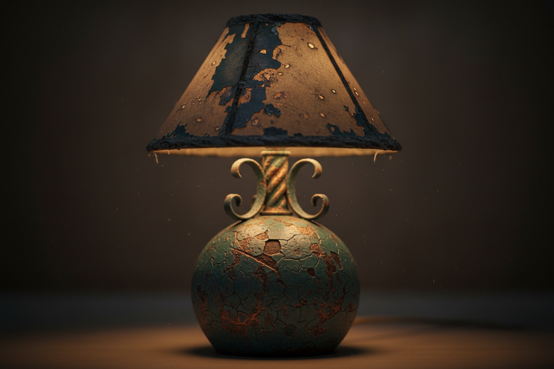 The Small Distressed Lamp: Intimate Scale for Surface Stories