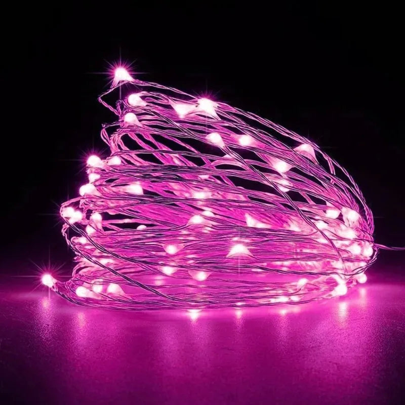 Fairy Light String Led Copper Wire String Light 1/2/3/5/10/30M USB/Battery Powered For Bedroom Garden Party Wedding Decoration