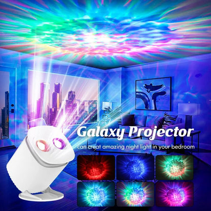 Sunset Light Projector Galaxy Starry Sky Projection Light with Remote Control Home Living Room Bedroom Party Nebula Light
