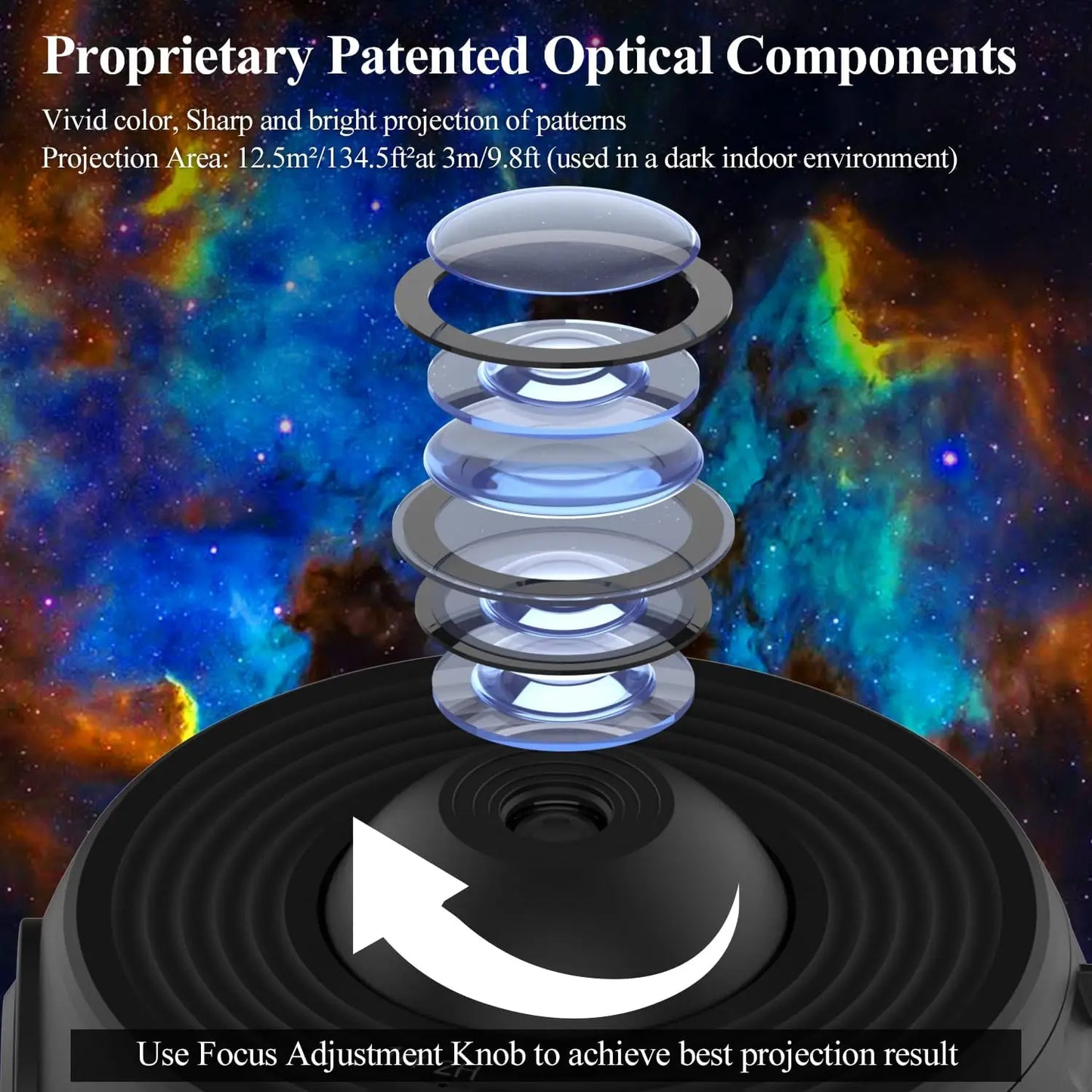 Planetarium Projector Galaxy Projector Bedroom Night Light HD Star Projector For Kids Bedroom Valentines Day Gift Wedding Deco