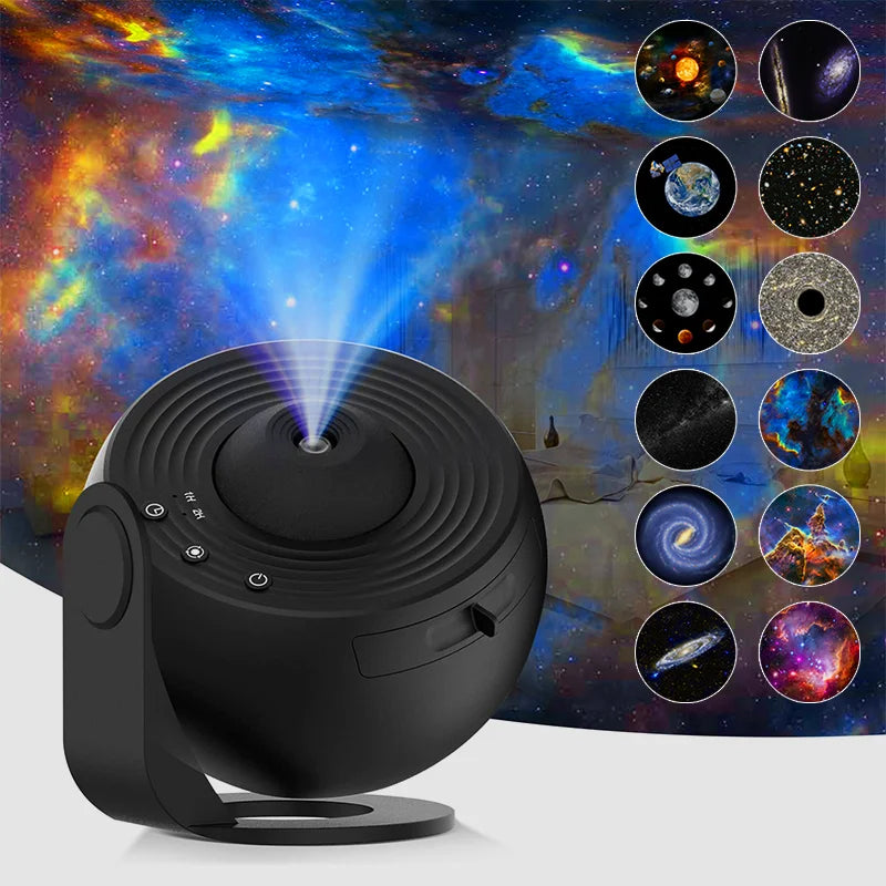 Planetarium Projector Galaxy Projector Star Projector 13 Sheets Of Film Meet Fantasy of Starry Sky Extreme Romantic For Bedroom