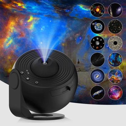 Planetarium Projector Galaxy Projector Star Projector 13 Sheets Of Film Meet Fantasy of Starry Sky Extreme Romantic For Bedroom