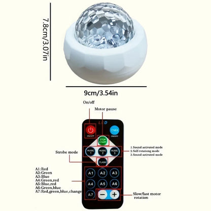 Northern Lights Starry Sky Projector Lamp LED Atmosphere Light Night Aura Aurora Glowing Lamp for Room Party Decoration Gifts