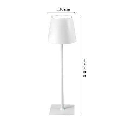 LED Table Lamps 3 Levels Dimmable Wireless Led Desk Lamp Touch Bedside Creative Ambient Light USB Rechargeable Bar Outdoor Decor