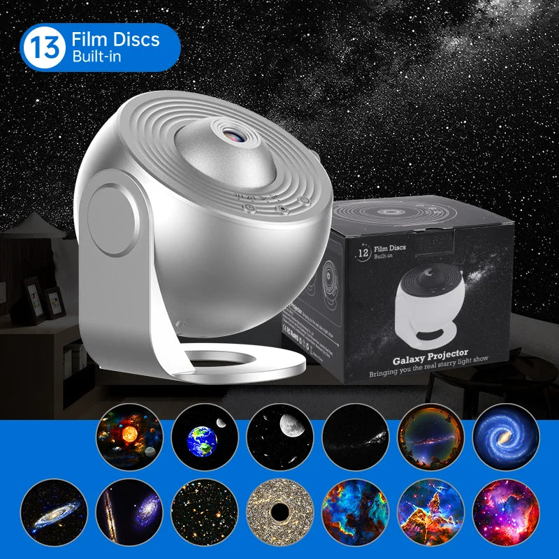 Night Light Galaxy Projector Starry Sky Projector Rotate Planetarium Lamp Night lamp For Room decoration and holiday gifts