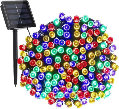 Christmas Led Solar String Lights 7m 50 Lights 8 Patterns Solar Fairy String Lights Waterproof Garden Wedding Party Decoration