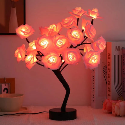 Rose Flower Tree USB Home Decoration Parties Wedding Bedroom Decor Room Decor Aesthetic Plants Home Decor Garden Decoration