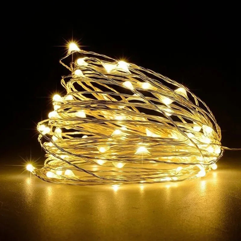 Fairy Light String Led Copper Wire String Light 1/2/3/5/10/30M USB/Battery Powered For Bedroom Garden Party Wedding Decoration