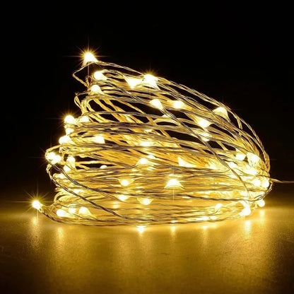 Fairy Light String Led Copper Wire String Light 1/2/3/5/10/30M USB/Battery Powered For Bedroom Garden Party Wedding Decoration