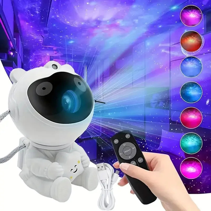 Night Light Astronaut Projector Starry Sky Projector Light with Remote Control Lamp for Kids Room Christmas Gift Wedding Decor