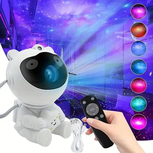 Night Light Astronaut Projector Starry Sky Projector Light with Remote Control Lamp for Kids Room Christmas Gift Wedding Decor