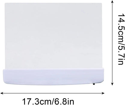 1 PCS Rechargeable Flat LED Book Light For Reading In Bed Ultra Thin Wireless Bookmark Lamp Panel For Night Use Page Illuminator