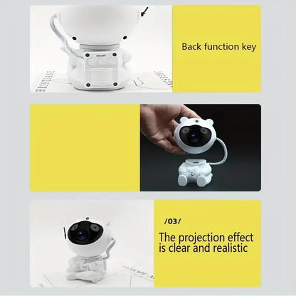 Night Light Astronaut Projector Starry Sky Projector Light with Remote Control Lamp for Kids Room Christmas Gift Wedding Decor