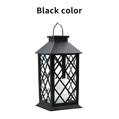 Solar Palace Lantern Outdoor Solar Lights Lawn Landscape Hanging Atmosphere Candle Lamp Waterproof Floor Yard Garden Decor