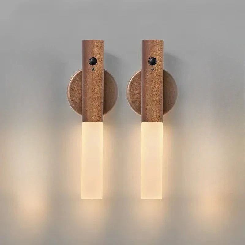 LED Rechargeable Corridor Cabinet Wall Light Household Toilet Kitchen Bedroom Entrance Lighting Smart Motion Sensor Night Light