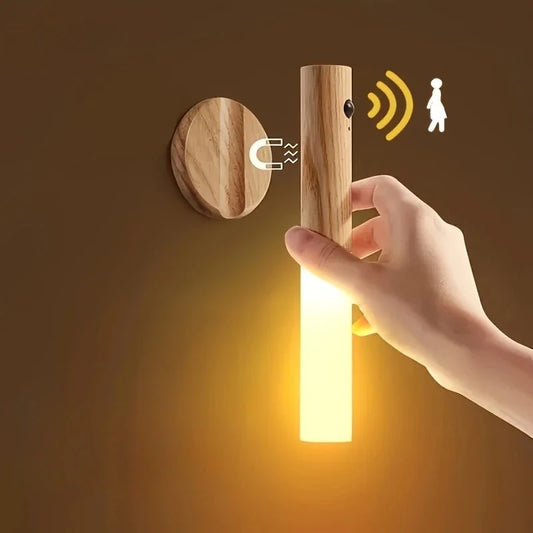 LED Rechargeable Corridor Cabinet Wall Light Household Toilet Kitchen Bedroom Entrance Lighting Smart Motion Sensor Night Light