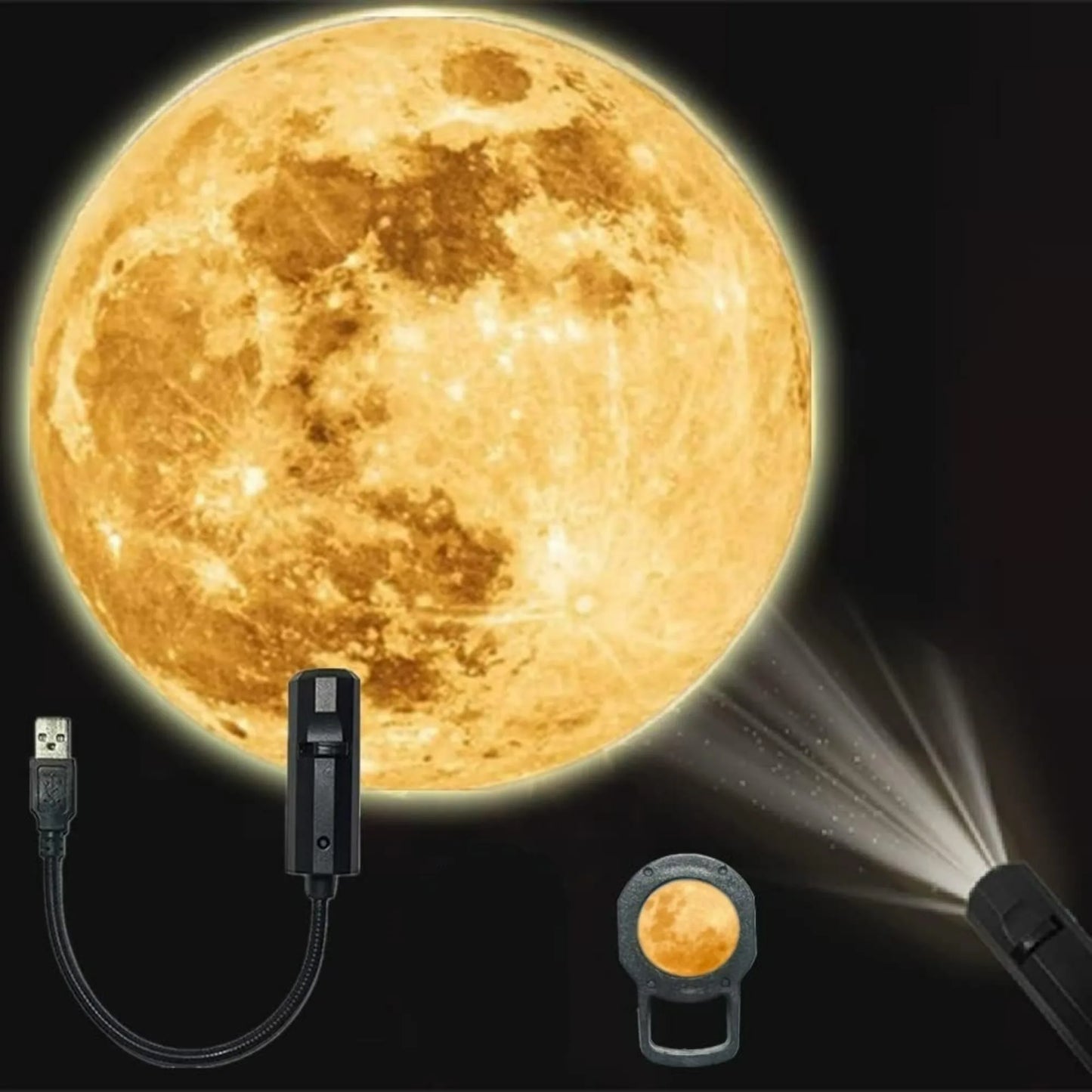 Earth Moon Projection Lamp Planet Projector Projection Lamp Wall Decor For Kids Bedroom Background Party Led Night Light