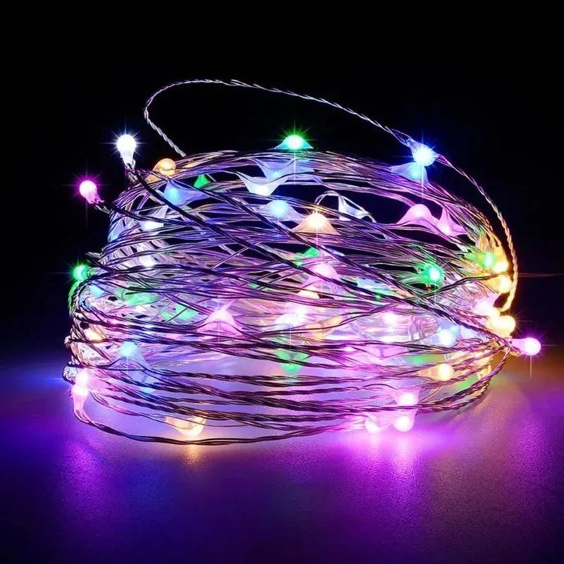 Fairy Light String Led Copper Wire String Light 1/2/3/5/10/30M USB/Battery Powered For Bedroom Garden Party Wedding Decoration