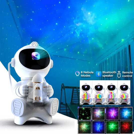 Astronaut Galaxy Projector Star Projector Night Light for Kids Nebula Ceiling LED Lamp with Timer and Remote Gifts for Birthdays