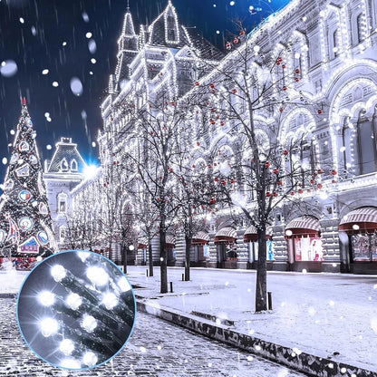 LED Solar String Lights 300/200 LED 8 Modes Solar Powered Xmas Outdoor Garden Lights Waterproof Starry Christmas Fairy Lights