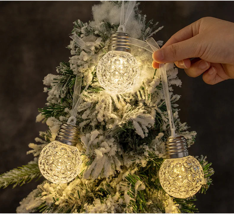 Globe Lights LED Lights Indoor Waterproof Decorative Christmas Lights Ball Bulbs Warm White Fairy Lights for Patio Bedroom