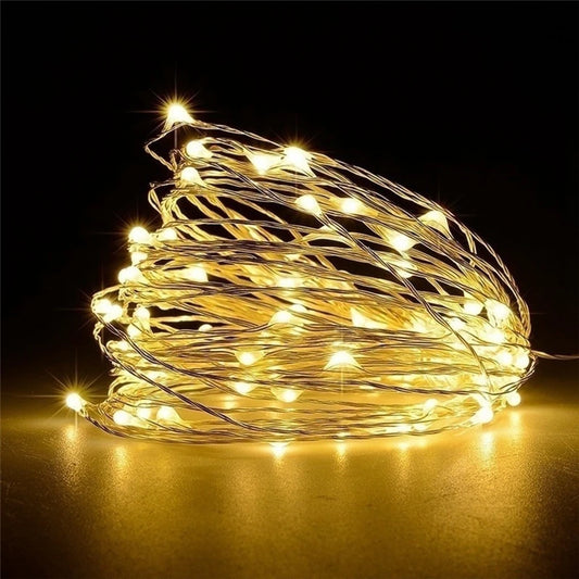 Fairy Light Battery Powered, Warm White Mini Copper Wire Starry Sky Light, Suitable for Bedroom Party Living Room Decoration