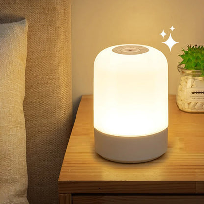 Led Night Lights Bedside Dimmable Charging Desktop Night Lamps Bedroom Bedside Lighting Decoration Touch Led Reading Table Lamp