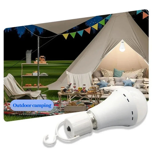 1-4PCS LED Rechargeable Bulb Light E27 7W 1500mAh Emergency Bulb for Home Power Outdoor Camping Failure Porch Garden Lamp