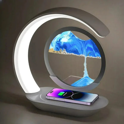 Cute Moon Mood Light Touch Dimming with Clock RGB Color Changing Light Bluetooth Speaker Music Playback Home Bedroom Night Light