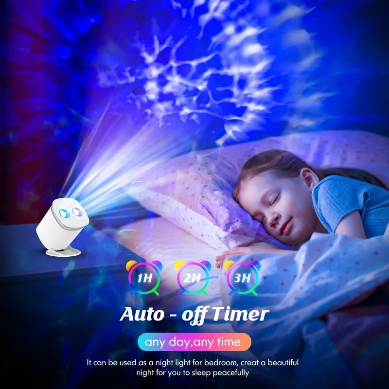 Sunset Light Projector Galaxy Starry Sky Projection Light with Remote Control Home Living Room Bedroom Party Nebula Light