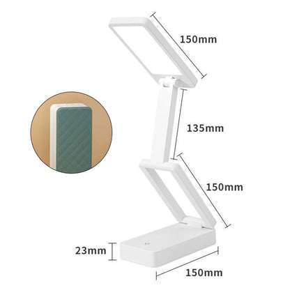 Folding LED Desk Lamp Rechargeable Battery  Specific Eye Protector Dormitory Portable Large Table Lamp CapacityLed Night Lights