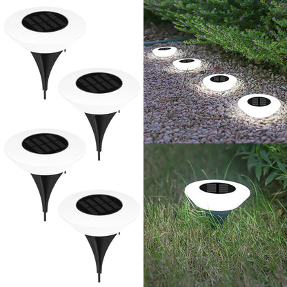 1/4Pack Solar Ground Lights,14LED Waterproof Outdoor Landscape Light, LED Lawn Lamp, for Garden Pathway Yard Deck Camping Decor