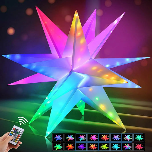 Smart LED RGB Star Light Bluetooth APP Control Night Lights Magic Color Point Lamp for Gift Party Yard Tree Camping Home Decor