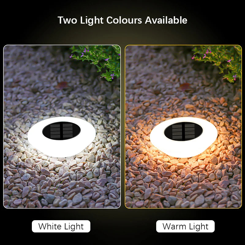1/4Pack Solar Ground Lights,14LED Waterproof Outdoor Landscape Light, LED Lawn Lamp, for Garden Pathway Yard Deck Camping Decor