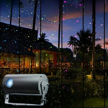 Dynamic Firefly Projection Lamp with Remote Control Light Adjustment Outdoor Waterproof Courtyard Lawn Garden Landscape Light