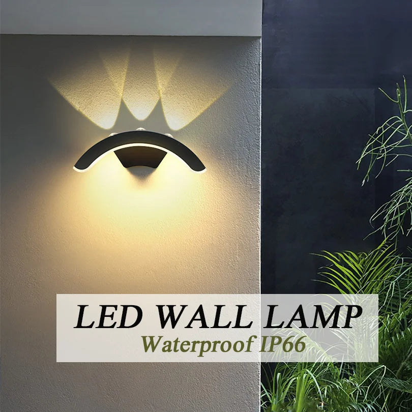 Outdoor Wall Light Waterproof IP66 Outdoor Lighting Porch Sconce Balcony Garden Outside Wall Lamp Vestibule Wall Lighting