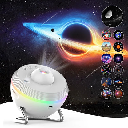 Meteor Galaxy Projector 13 in 1 HD Planetarium Night Light Lamp Rotary Space Ball Planetarium Projector Lights for kids Room