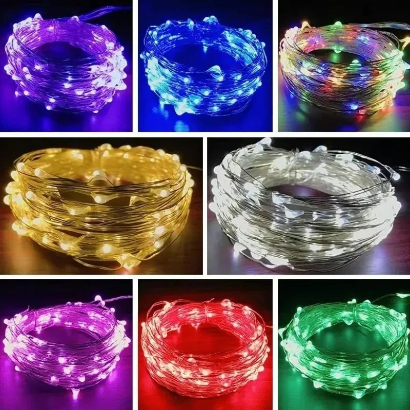 Fairy Light String Led Copper Wire String Light Battery Powered for Bedroom Garden Party Christmas Wedding Decoration